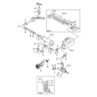 FIG 25. COOLING PIPE(SEA WATER)(FOR YP CLUTCH)(JG INSPECTION PARTS)