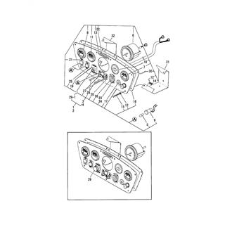 FIG 48. INSTRUMENT PANEL(FOR YP CLUTCH)(TO OCT. 1979)