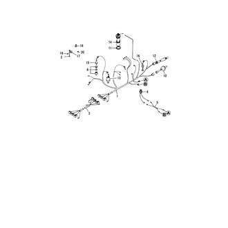 FIG 64. (51A)WIRE HARNESS & SENSOR(EARTH TYPE)(FOR YX CLUTCH)(TO MAR. 2000)