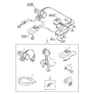 FIG 83. (29B)BILGE PUMP(DELUXE)(OPTIONAL)(FROM DEC. 1993 TO DEC. 1996)