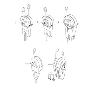 FIG 87. (39A)REMOTE CONTROL HEAD(FOR YX CLUTCH)