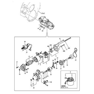 FIG 89. (42B)STARTER MOTOR(EARTH FLOAT TYPE)