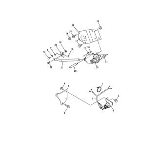 FIG 91. (37B)ENGINE STOP DEVICE(EARTH FLOAT TYPE)(FOR YX CLUTCH)