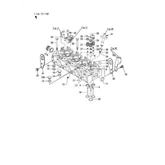 FIG 9. CYLINDER HEAD(4H25A,4CH25A)