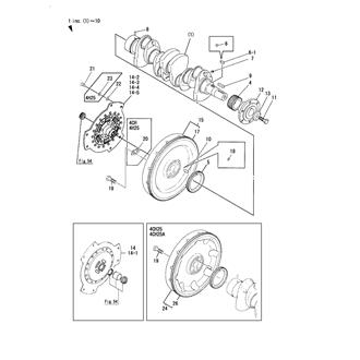 FIG 20. CRANKSHAFT & FLYWHEEL