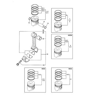 FIG 21. PISTON & CONNECTING ROD