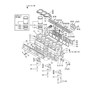 FIG 1. CYLINDER BLOCK(6CH-DT)