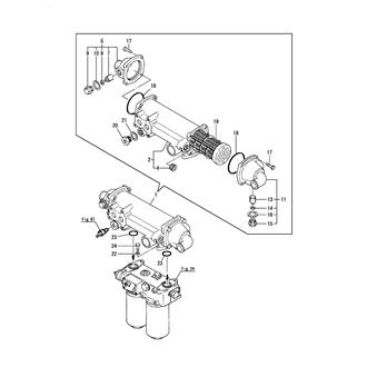 FIG 22. LUB.OIL COOLER(6CH-DT)