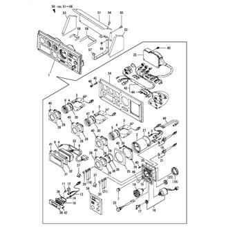 FIG 70. INSTRUMENT PANEL(D-TYPE)