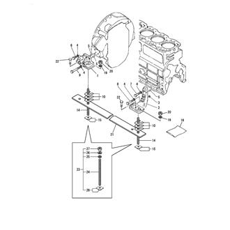 FIG 78. (7A)MOUNTING FOOT(Z-DRIVE SPEC