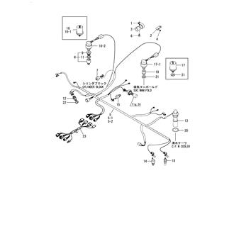 FIG 81. (67A)WIRE HARNESS & SENSOR(Z-DRIVE)