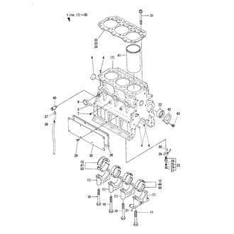 FIG 2. CYLINDER BLOCK & MAIN BEARING