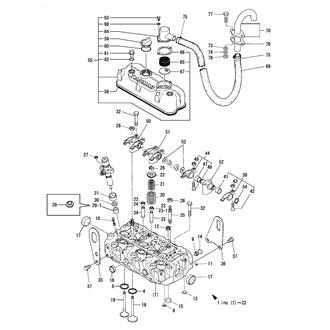 FIG 12. CYLINDER HEAD & BONNET(3LM)