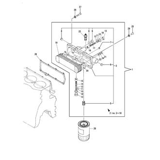 FIG 24. LUB.OIL COOLER & STRAINER(3LM)