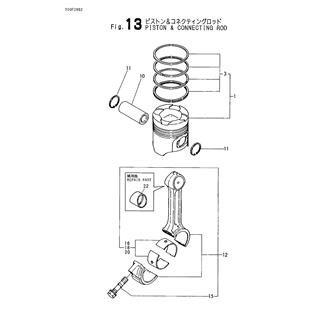 FIG 13. PISTON & CONNECTING ROD