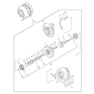 FIG 18. TURBINE(INNER PARTS)(6CA-GT)