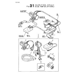 FIG 31. BILGE PUMP(DX,OPTIONAL)