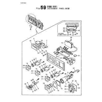 FIG 59. INSTRUMENT PANEL(NEW)