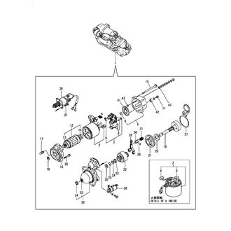 FIG 85. (52A)STARTER MOTOR(INNER PARTS)(EARTH FLOAT TYPE)