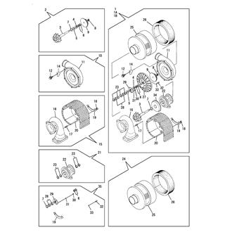 FIG 14. TURBINE(INNER PARTS)