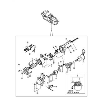 FIG 75. (42A)STARTER MOTOR(INNER PARTS)