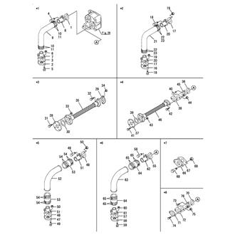 FIG 86. (30E)COOLING PIPE(SEA WATER)(COOLER(FRESH WATER) IN)(FROM 2006.11)