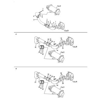 FIG 84. (30C)COOLING PIPE(SEA WATER)(COOLER(WATER) - LUB. OIL COOLER)(FROM 2006.11)