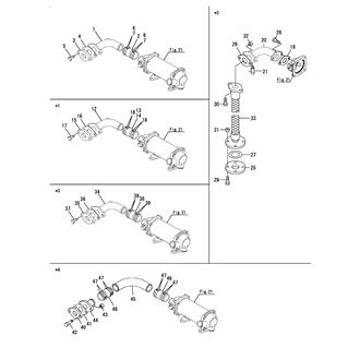 FIG 85. (30D)COOLING PIPE(SEA WATER)(LUB. OIL COOLER OUT)(FROM 2006.11)