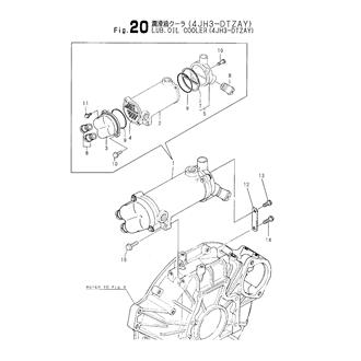 FIG 20. LUB.OIL COOLER(4JH3-DTZAY)