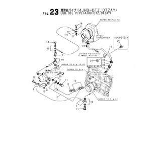 FIG 23. LUB.OIL PIPING(4JH3-DTZ,DTZAY)