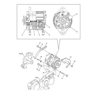 FIG 53. (43D)GENERATOR(24V-45A)(BOSCH:FROM E02741)