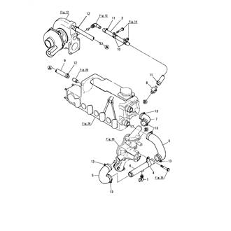 FIG 30. COOLING FRESH WATER PIPE(4JH2-DTZ)