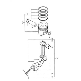 FIG 18. PISTON & CONNECTING ROD