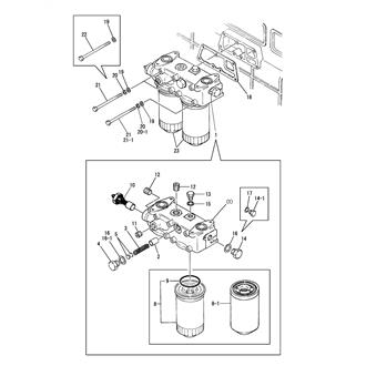 FIG 23. LUB. OIL FILTER(6CHL-N)