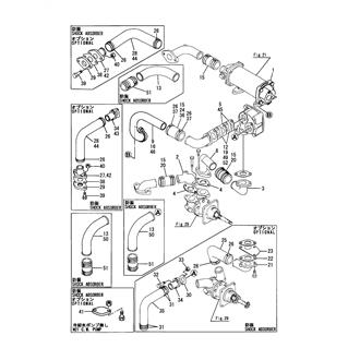 FIG 33. COOLING PIPE(SEA WATER)(NK SPEC.)(TO OCT. 2006)