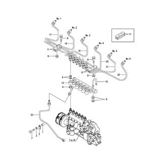 FIG 123. (42B)FUEL INJECTION PIPE(NK SPEC.)(DOUBLE-WALLED)