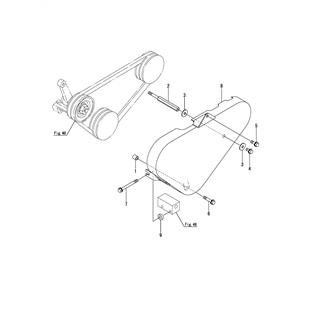 FIG 131. (49A)COVER(V-BELT)(NK, LR SPEC.)