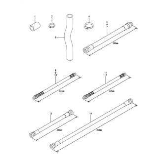 FIG 138. (61A)SPARE PARTS(JG RUBBER HOSE)