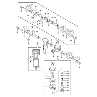 FIG 152. (74D)AIR CONTROL UNIT(FOR 1 ASSEMBLY/2 ENGINE)