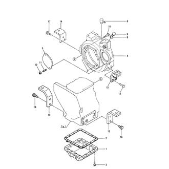 FIG 3. LUB.OIL SUMP & FLYWHEEL HOUSING