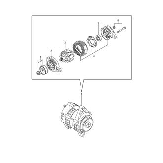 FIG 31. (21A)GENERATOR(OPTIONAL)(12V60A)(HITACHI:UP TO 2012.6)