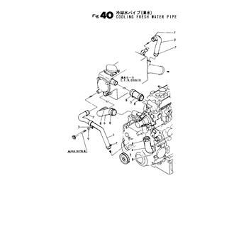 FIG 40. COOLING WATER PIPE