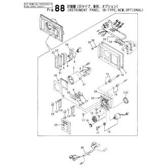 FIG 88. INSTRUMENT PANEL(B-TYPE,NEW,OP