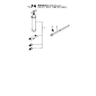 FIG 74. LUB.OIL WASTE PUMP(OPTIONAL)