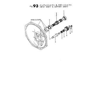 FIG 93. INPUT SHAFT & SUPPORT SHAFT