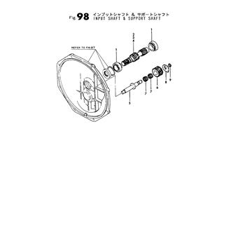 FIG 98. INPUT SHAFT & SUPPORT SHAFT