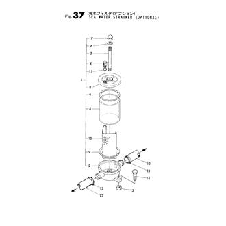 FIG 37. SEA WATER STRAINER(OPTIONAL)