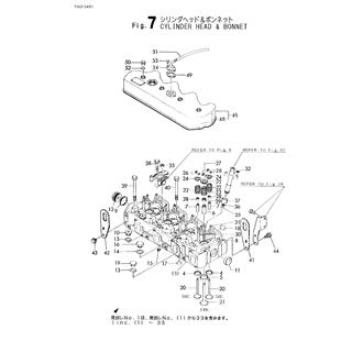 FIG 7. CYLINDER HEAD & BONNET