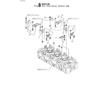 FIG 8. SUC./EXH. VALVE ROCKER ARM