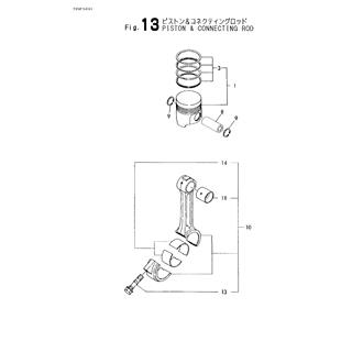 FIG 13. PISTON & CONNECTING ROD